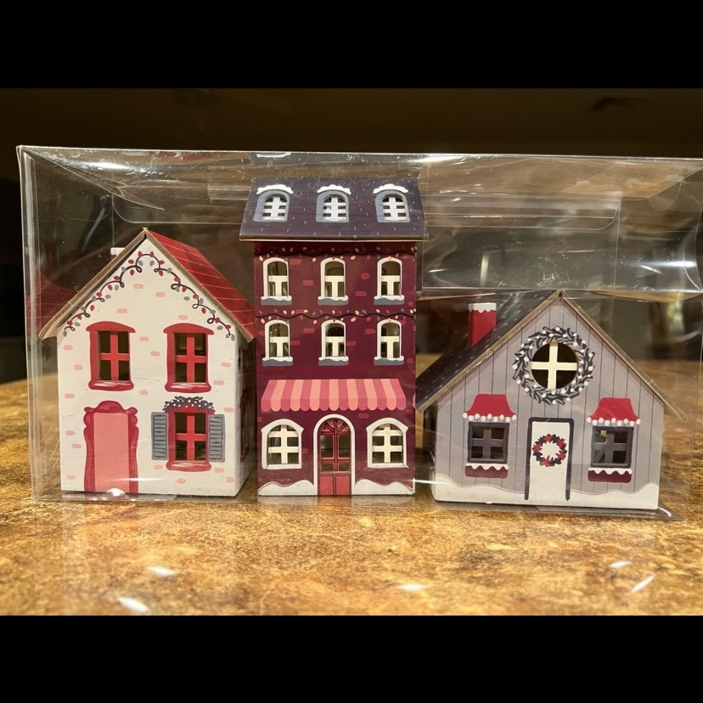 Target Bullseye brand New 2022 ChrisVillage collection set of 3.